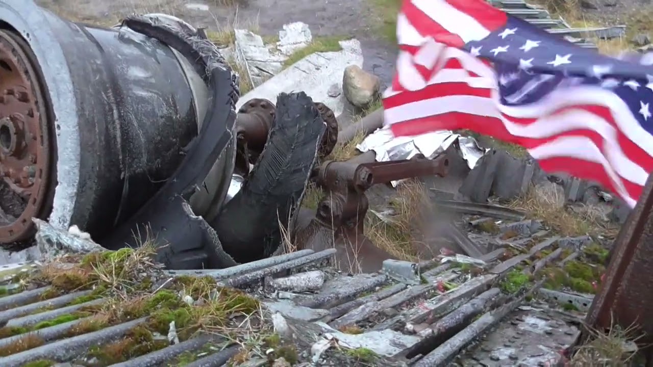 B-29 Superfortress crash site.