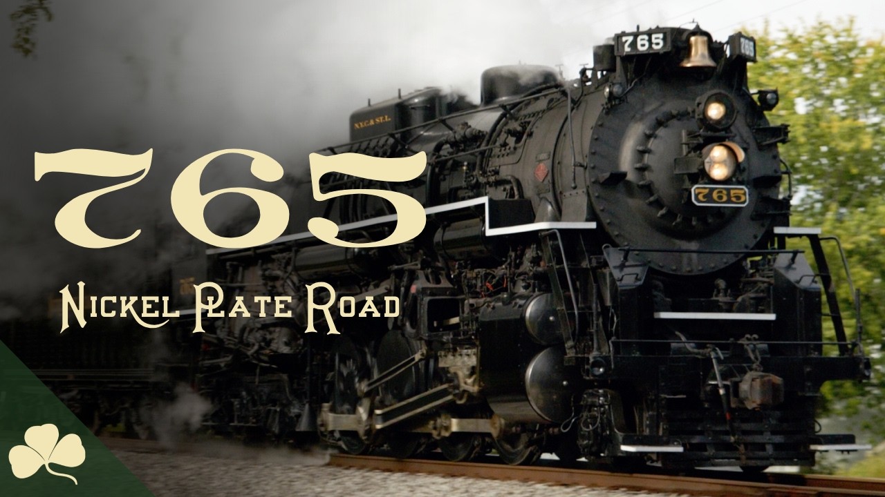 [4K] Nickel Plate Road 765 Steam Train in the Fall