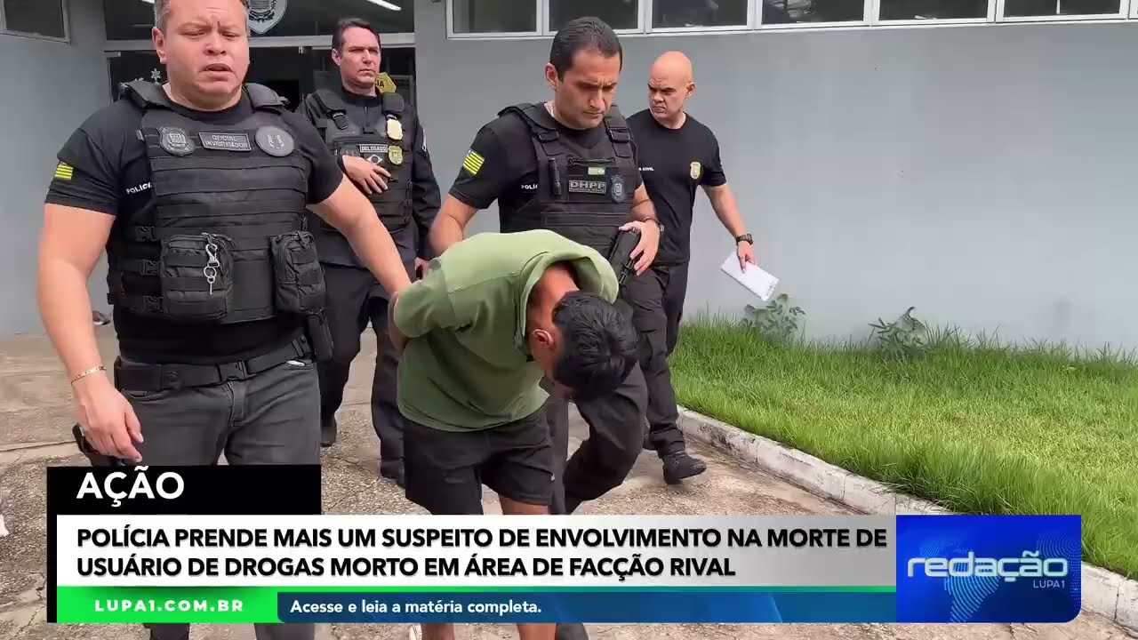 Polícia prende mais um suspeito de envolvimento na mort3 de usuário mort0 em área de facção rival: