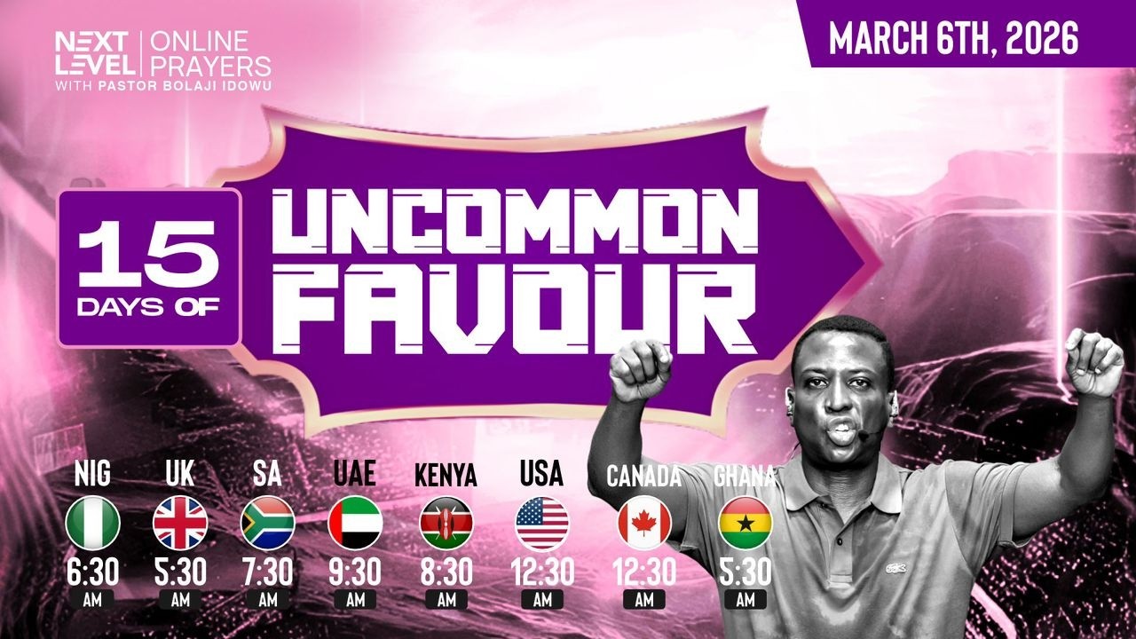 NEXT LEVEL PRAYERS || MORNING PRAYERS FOR FAVOUR AND DIVINE SPEED || MARCH 6TH 2026