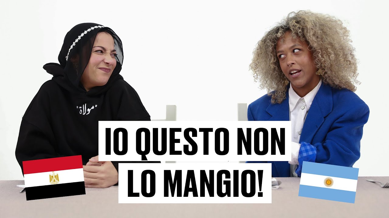 Due italiane assaggiano il cibo argentino e il cibo egiziano w/ Tahnee Rodriguez