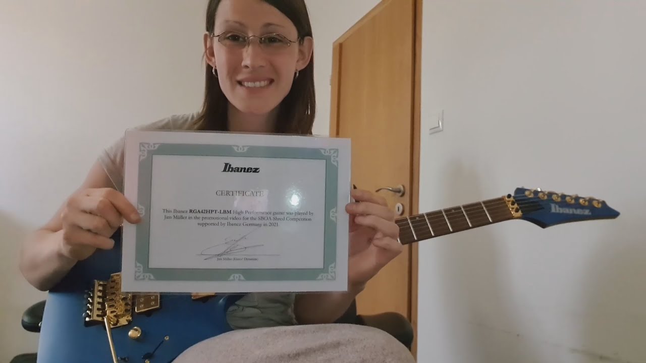 AIKA - SBOA Shred Collab 2021 Winner Guitar #sboashred