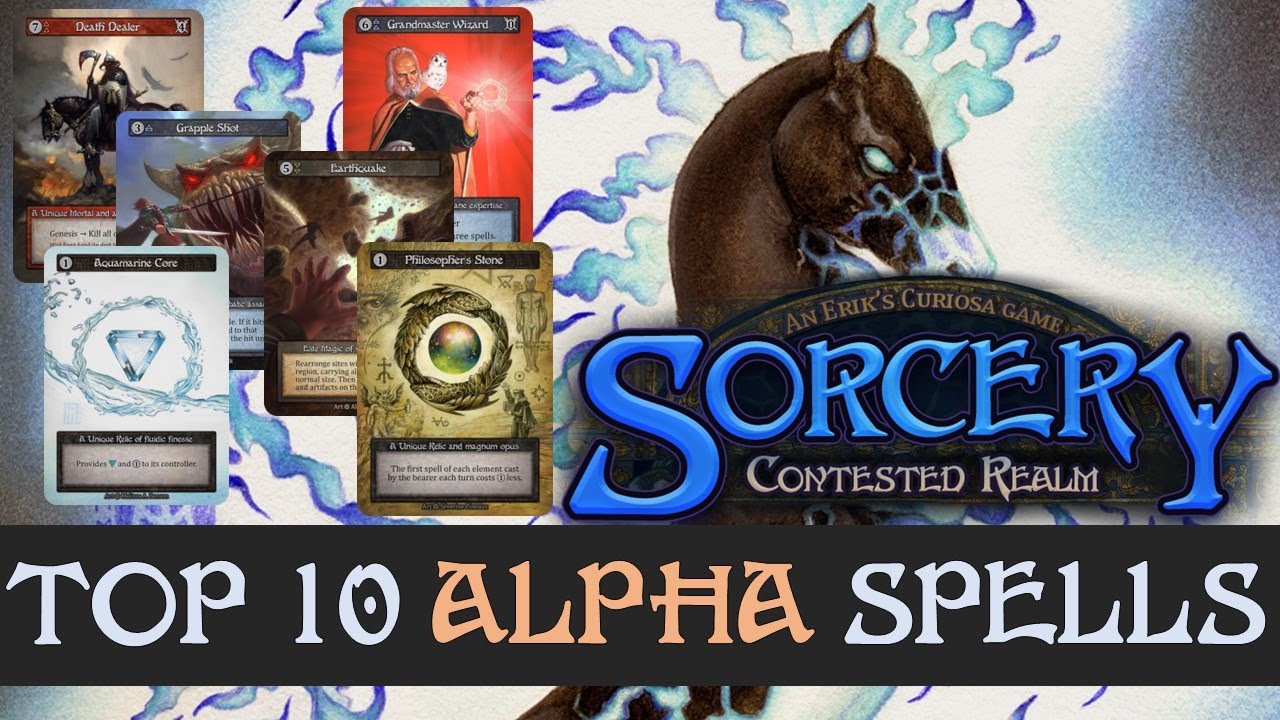 Sorcery TCG - Top 10 Alpha Spell Cards to Collect! #sorcerytcg