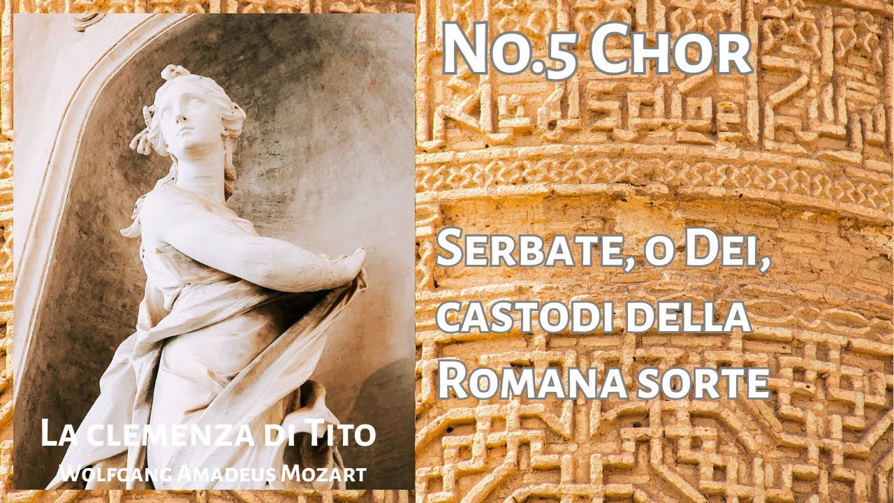 La clemenza di Tito No.5 Chor / Piano Reduction