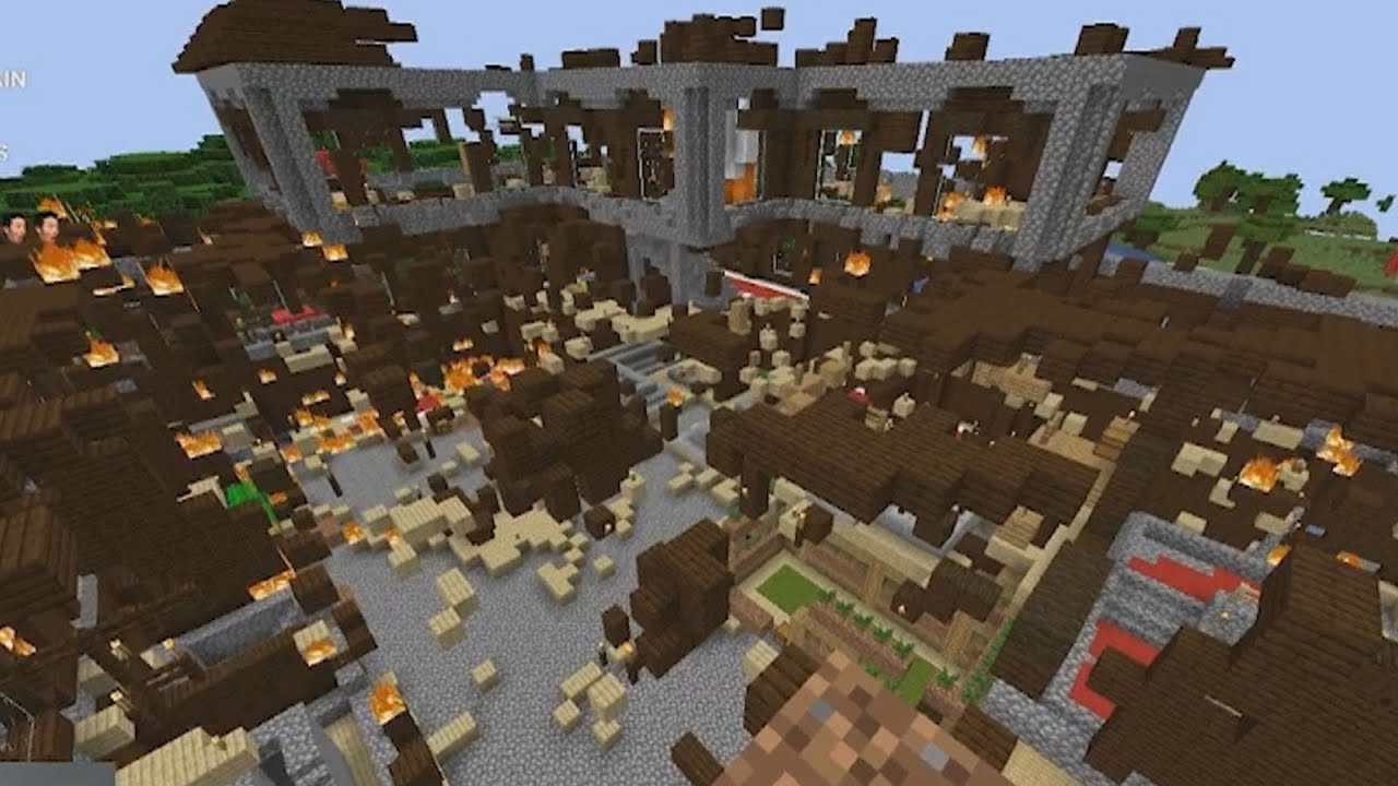 BURNING DOWN THE WOODLAND MANSION in Minecraft Hardcore...