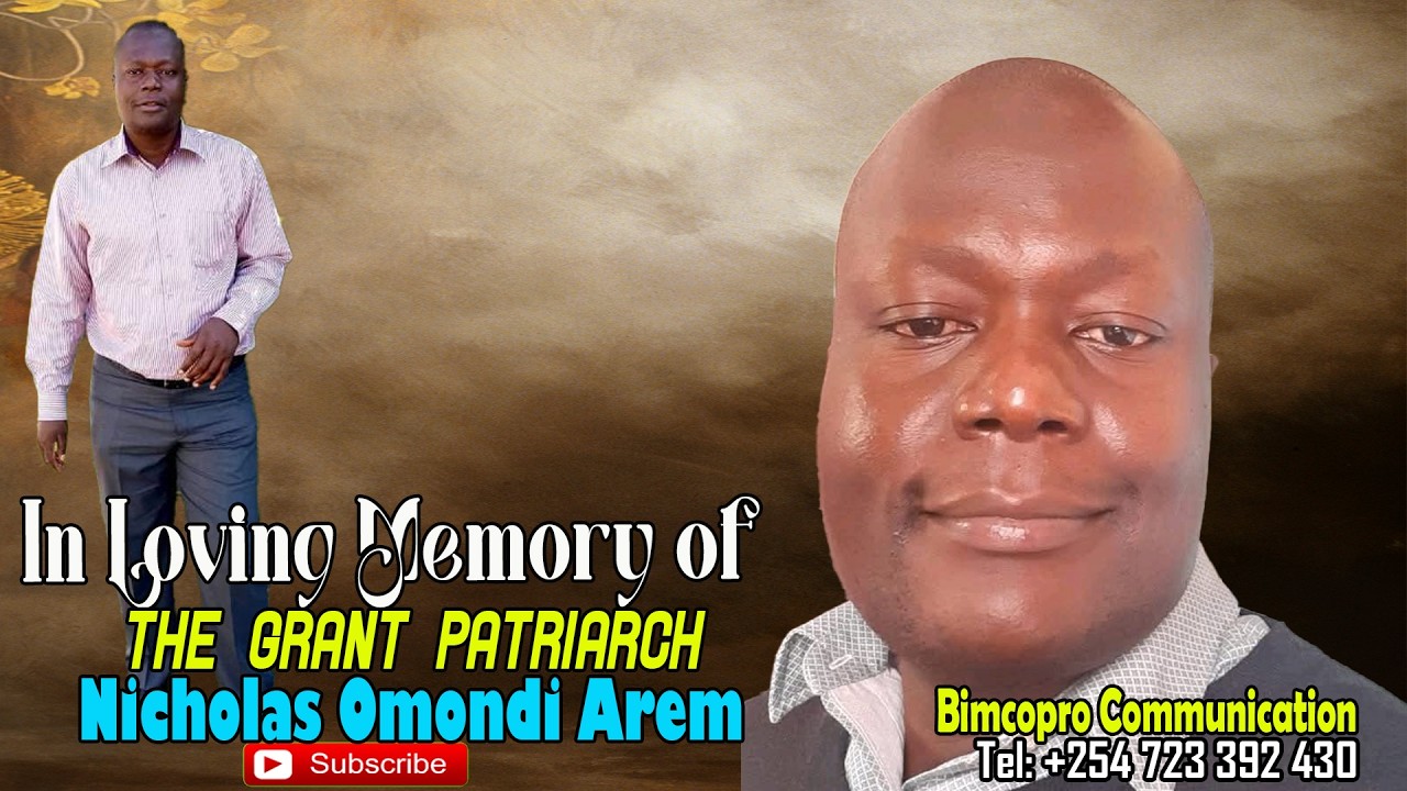 Celebrating the life of Nicholas Omondi Arem
