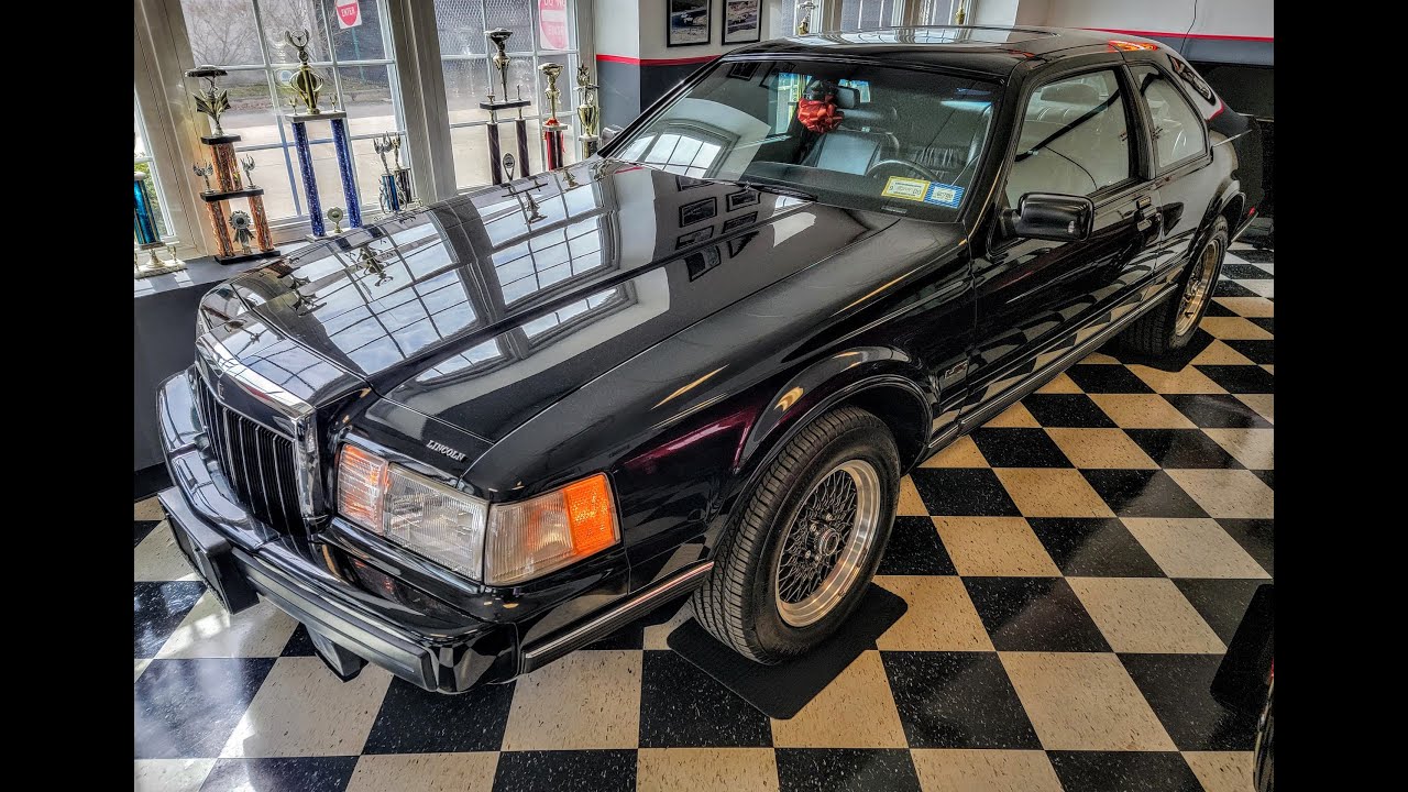 Low Mileage One Owner 1992 Lincoln LSC Special Edition For Sale~2,300 Miles!