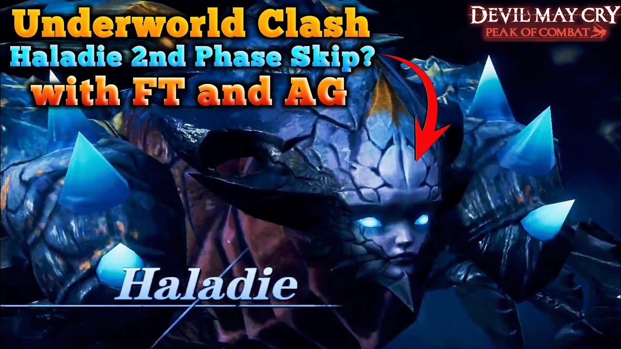 Devil May Cry Peak of Combat DMC POC | Underworld Clash Haladie Boss 2nd Phase Skip? 🤔 | The KiLLeR.