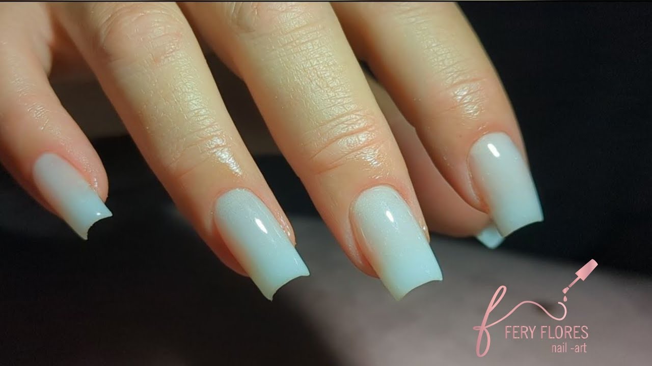 Uñas blanco lechoso #nails 