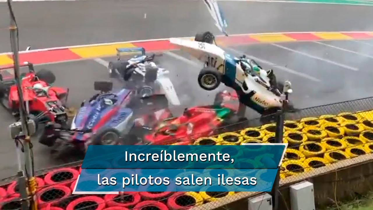 Video ense&ntilde;a brutal accidente en la W Series, el campeonato de pilotos mujeres