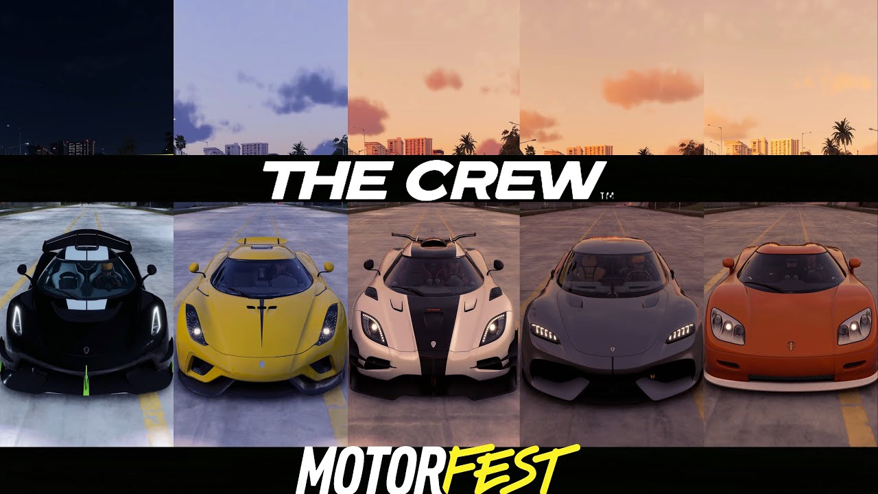 THE CREW MOTORFEST - ALL KOENIGSEGG CARS TOP SPEED BATTLE | FASTEST KOENIGSEGG CARS TOP SPEED BATTLE