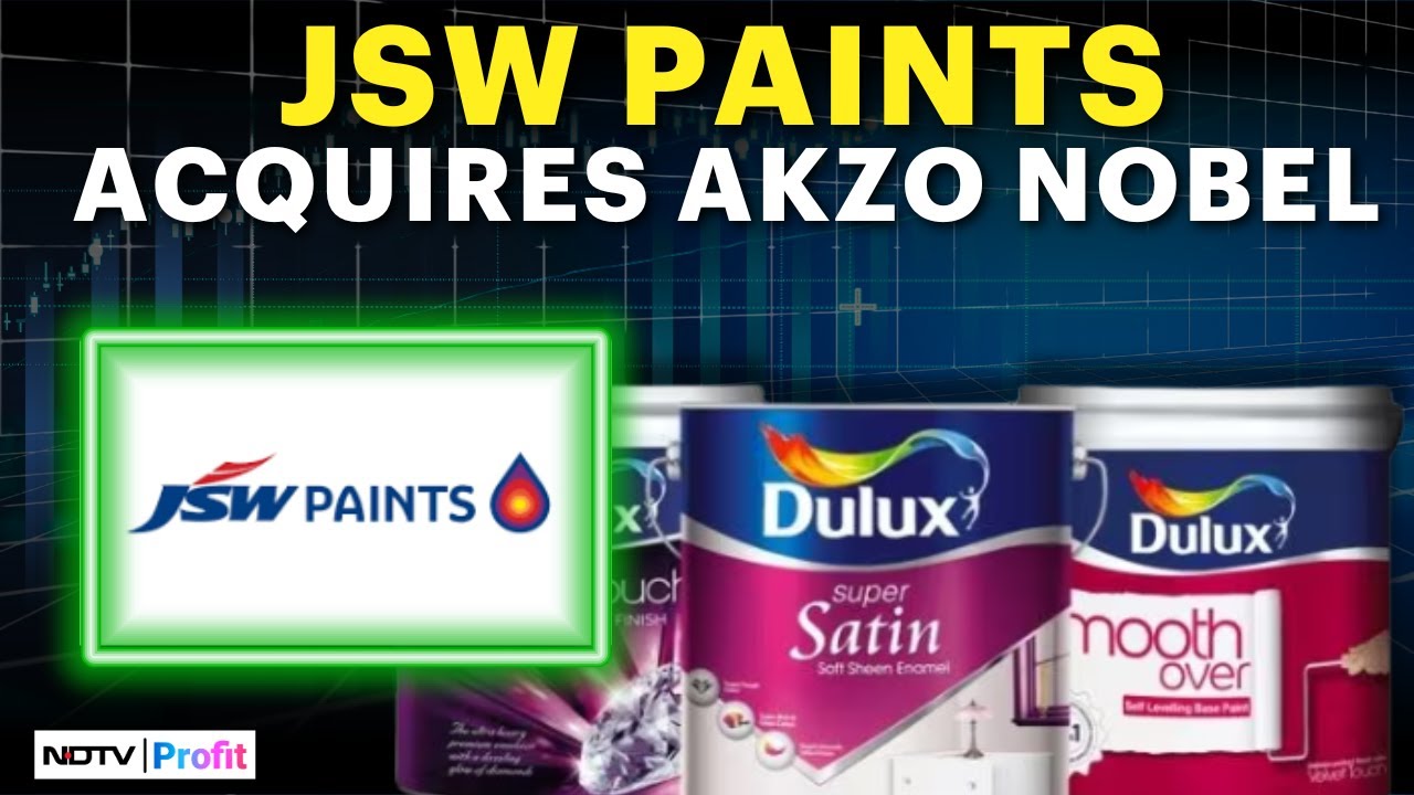 JSW Paints To Acquire Akzo Nobel | JSW Paints To Acquire 74.76% Stake In The Company