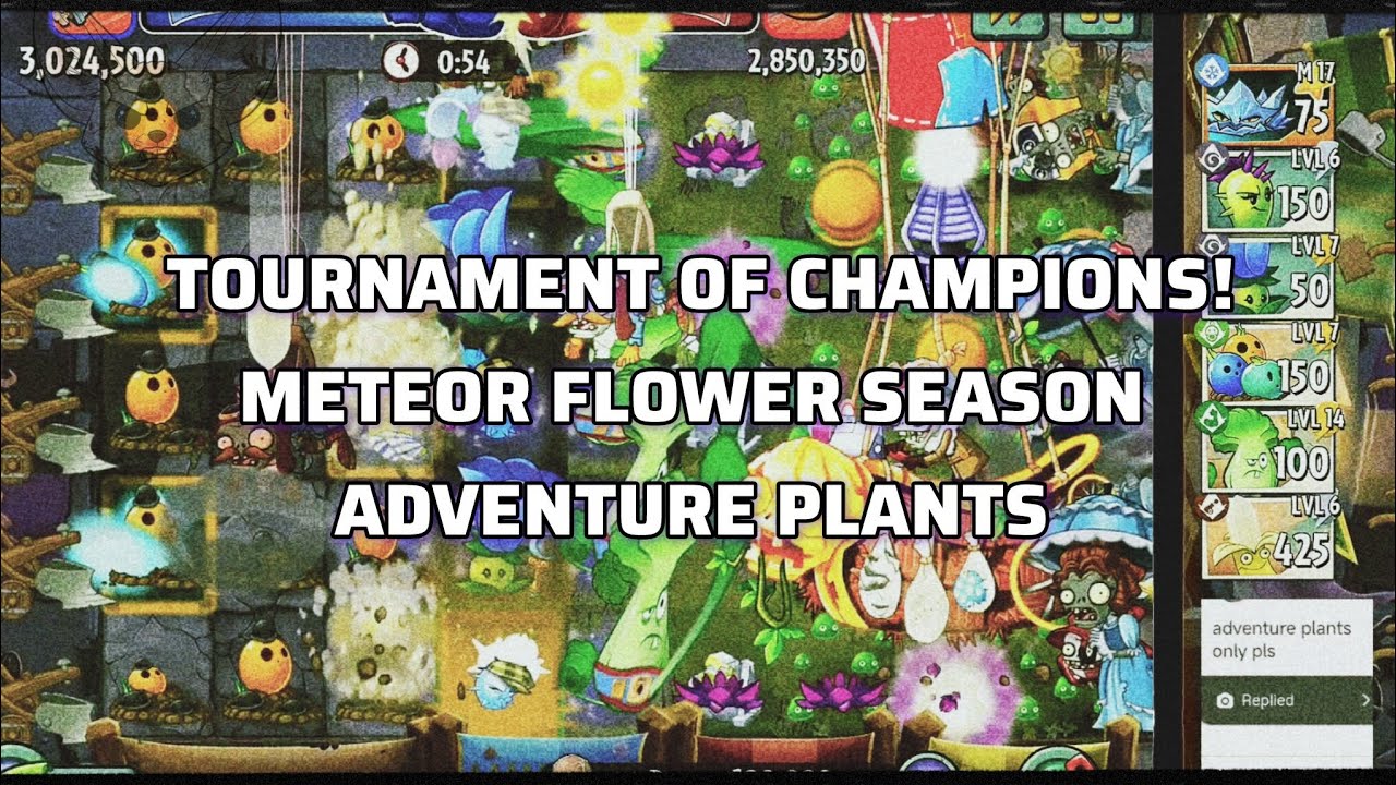Arena Tournament of Champions! ft. Adventure Plants | PvZ2 Official 