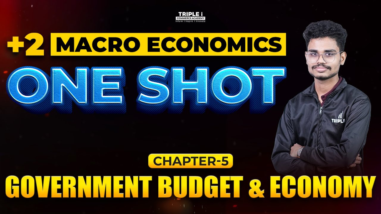 Plus Two Macroeconomics | Government Budget & Economy | Vishnu | One Shot Revision | Triple i