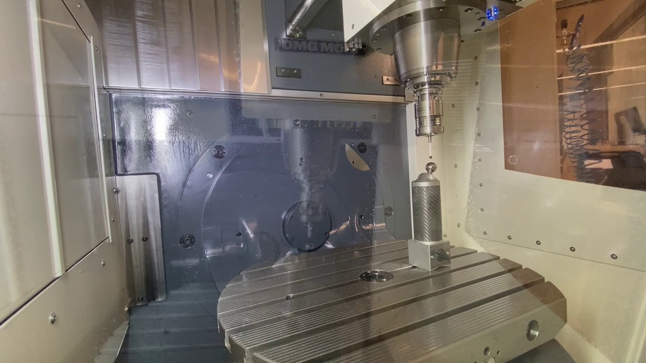 3 D QuickSet, Vermessen der Kinematik auf einer DMG DMU 50 HD 1080p