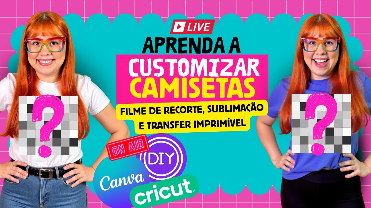 #15 ✨ Aprenda a Customizar Camisetas com Filme de Recorte, Sublimação e Transfer na Cricut e Canva.