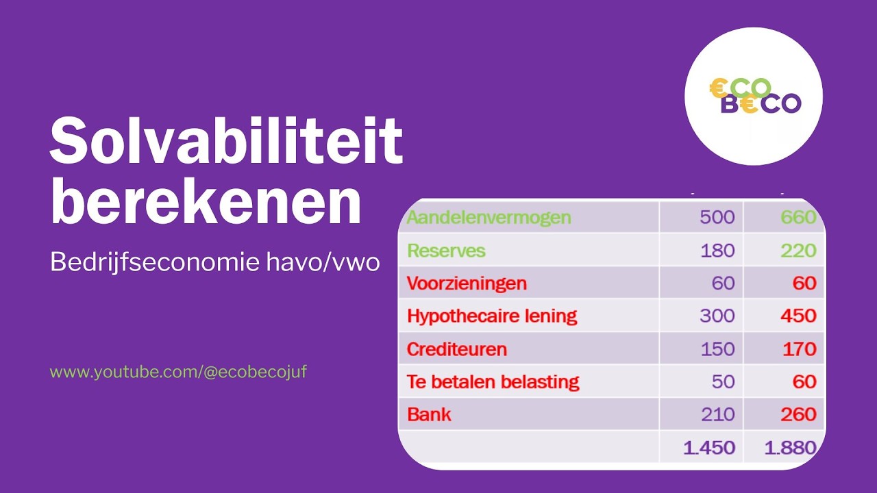 Solvabiliteit - Bedrijfseconomie
