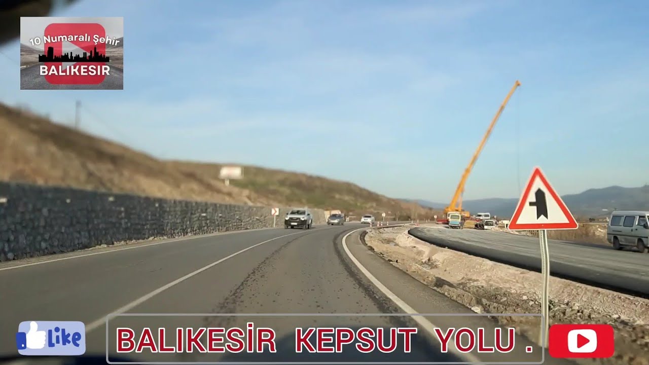 BALIKESİR KEPSUT YOLU.  17.12.2022