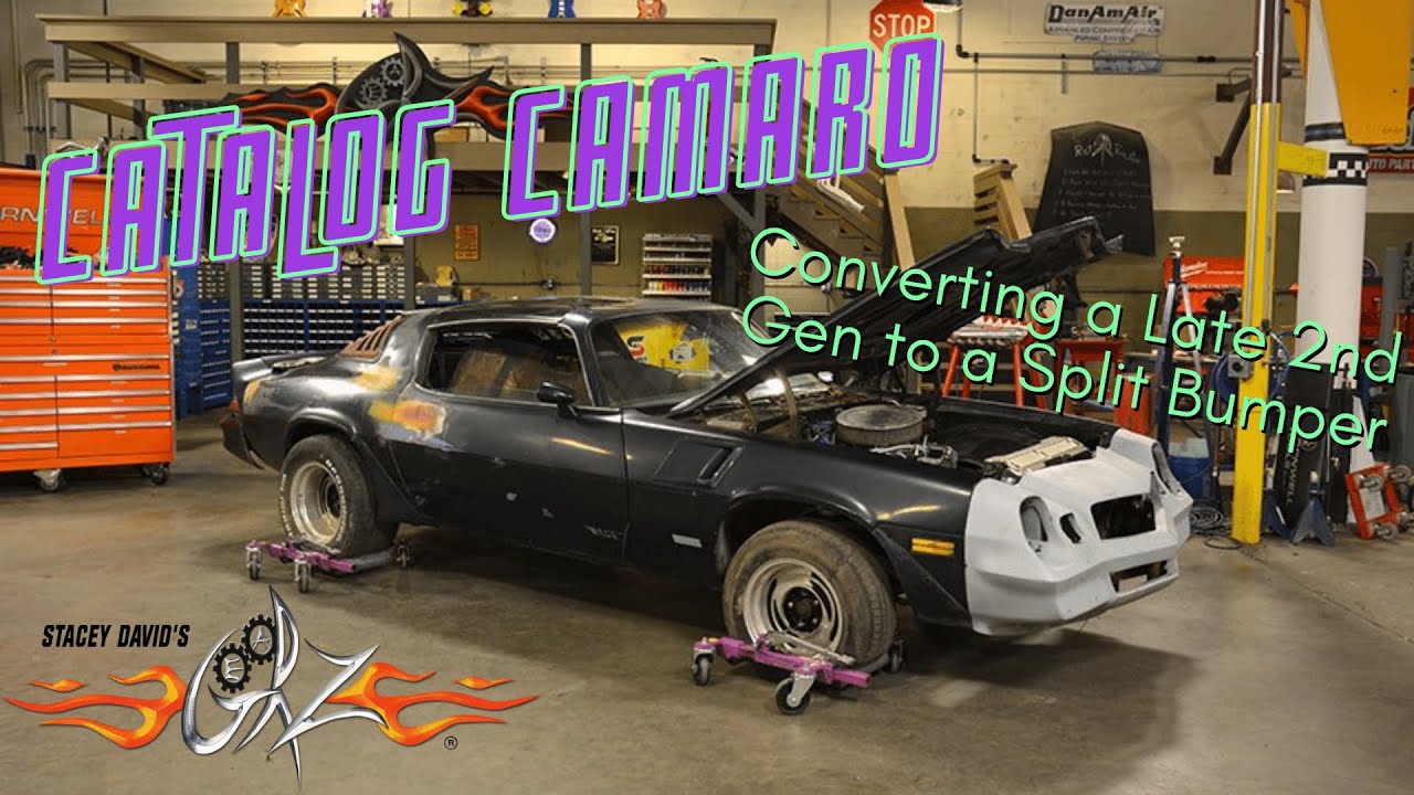 Converting a Late 2nd Gen to a Split Bumper - Catalog Camaro Nose Job - Stacey David's Gearz S11 E6