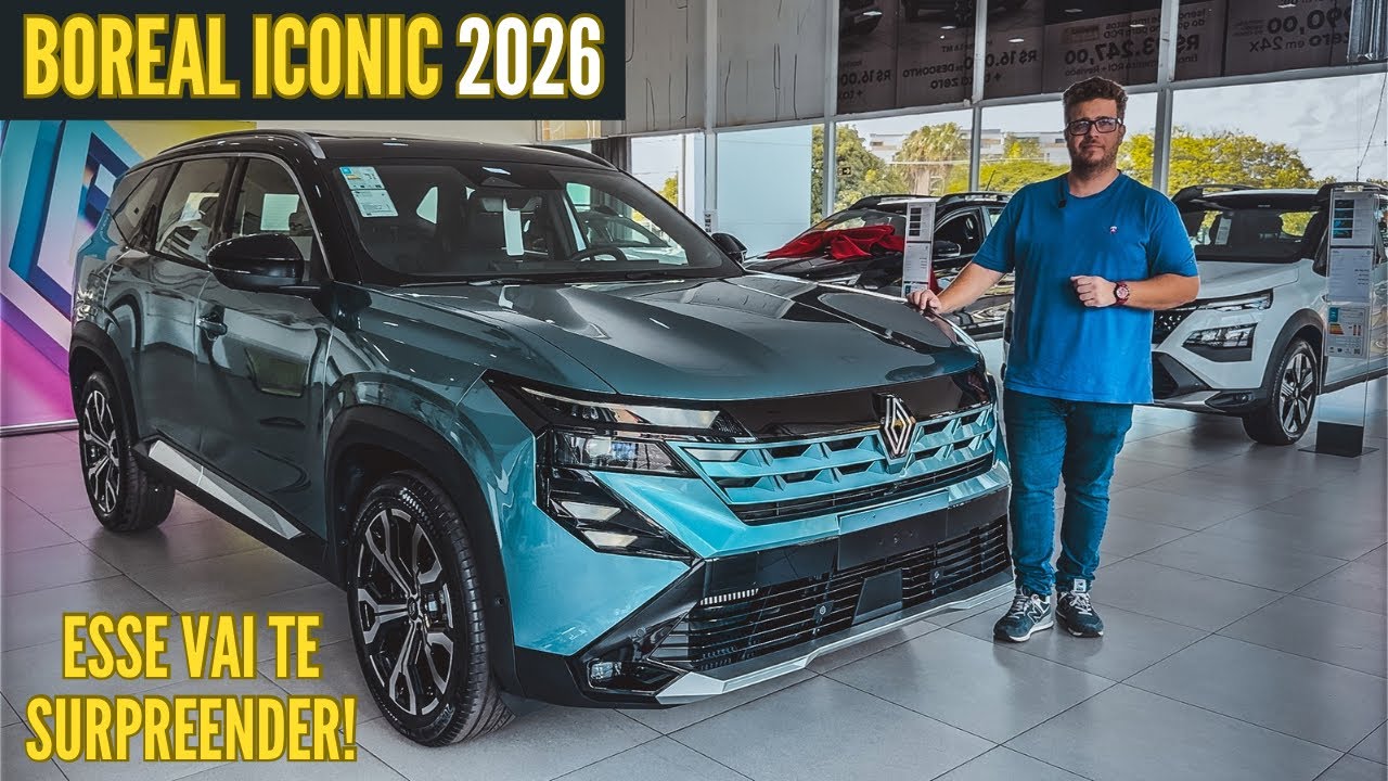 NOVO BOREAL 2026 ICONIC - O MAIS NOVO SUV DA RENAULT