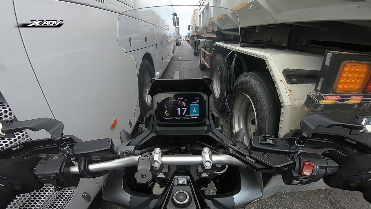 Ep.85 Honda X adv 750, Ride to work on 2025-04-25