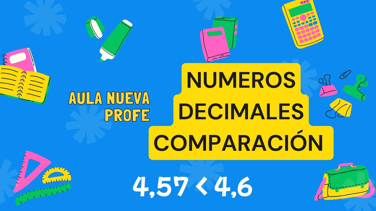 Números decimales. Comparación