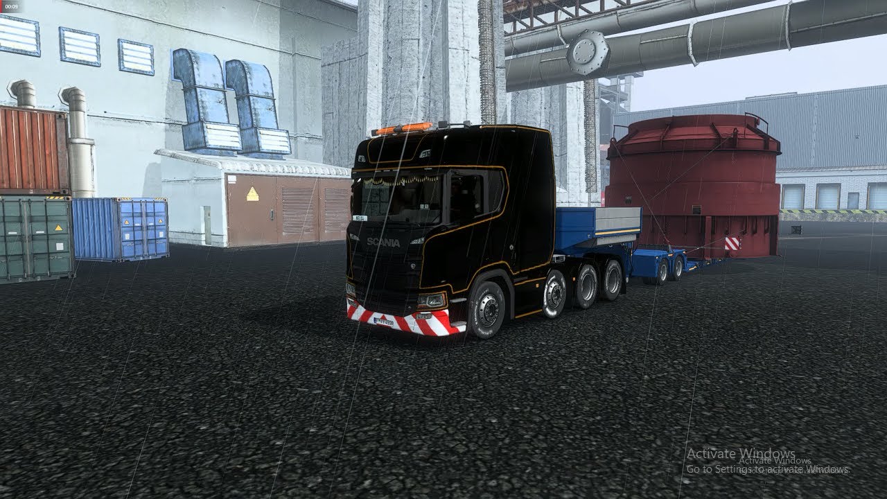 Part of the boiler - Special Transport (45t) - Euro truck simulator 2