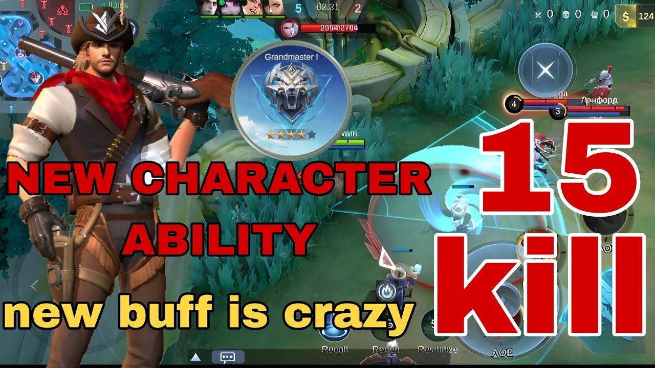 15 kill+mobile legends 5v5 gameplay video new character 💪🏻😱🔥