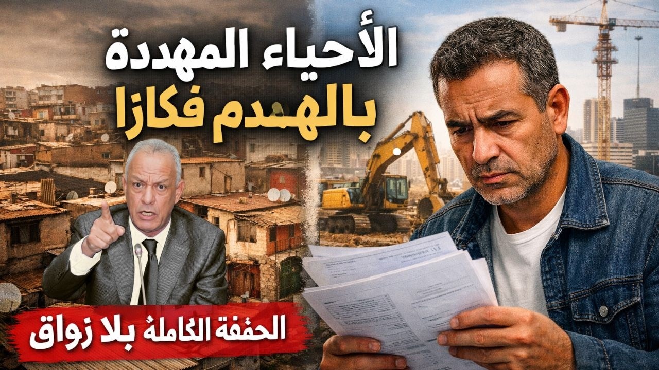 أحياء مهددة بالهدم فالدار البيضاء؟ هادي هي الحقيقة الكاملة بلا زواق ولا نفاق