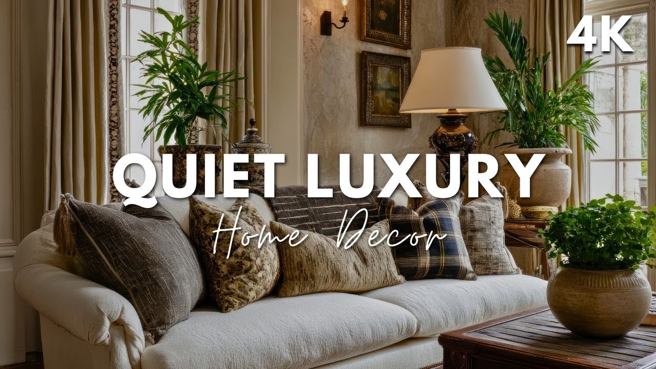 Quiet Luxury Homes: Timeless Decor Secrets That Instantly Feel Expensive | 4K