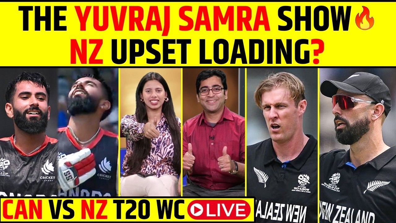 🔴CANADA VS NEW ZEALAND T20 WC LIVE: CANADA KAREGI NZ KO UPSET? NZ SUPER 8 CONFIRM? #t20worldcup2026