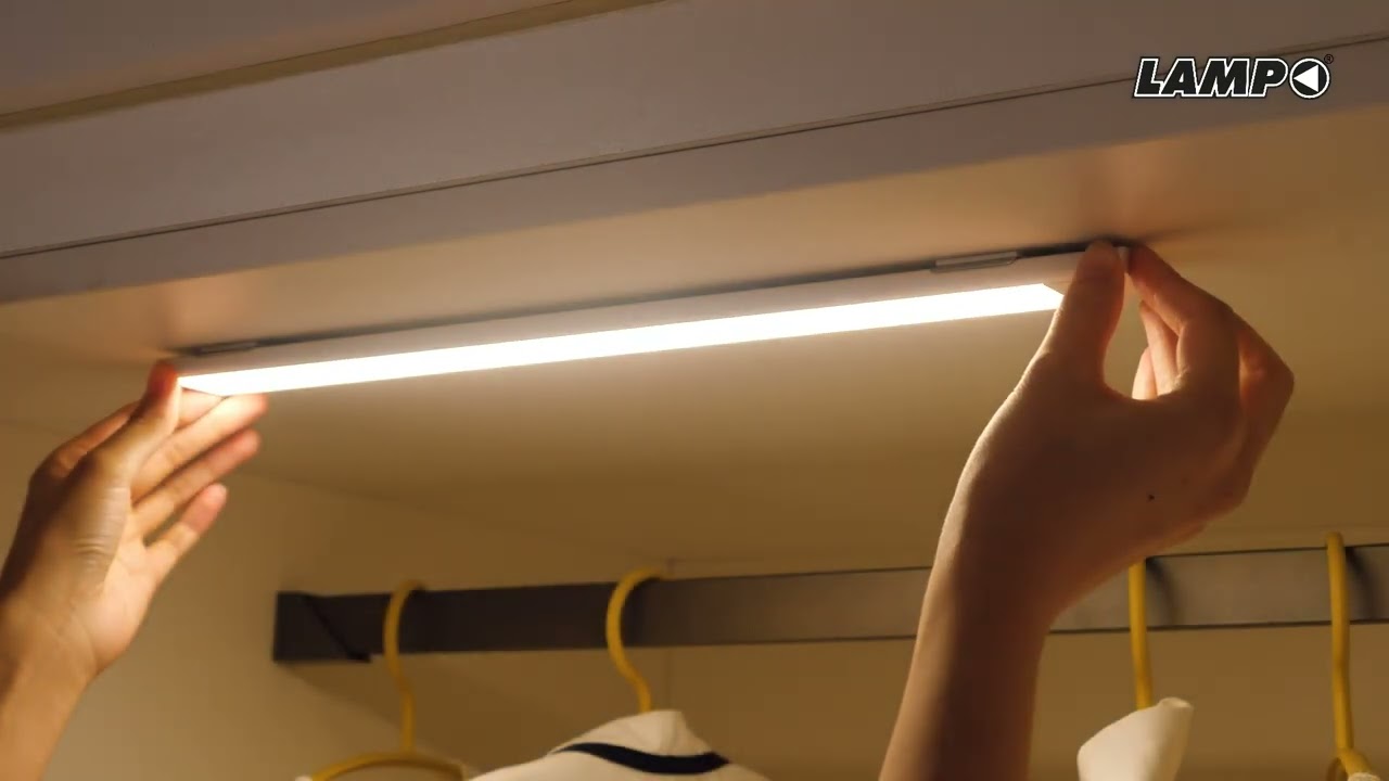 D&eacute;couvrez la r&eacute;glette LED thermoplastique &agrave; batterie Lithium de LAMPO | QAMA