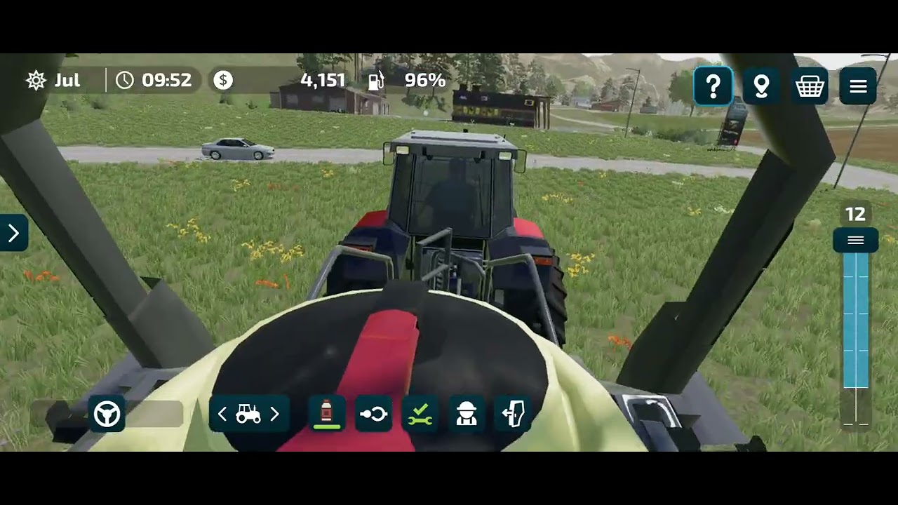 Aplicando herbicida no campo de canola no fs23 farming simulator 23 #fs23 #gamer#agro