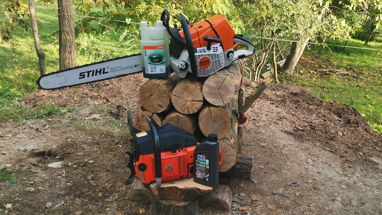 STIHL ms 661 C 7,3 hp vs HUSQVARNA 181se 6,1 cp.