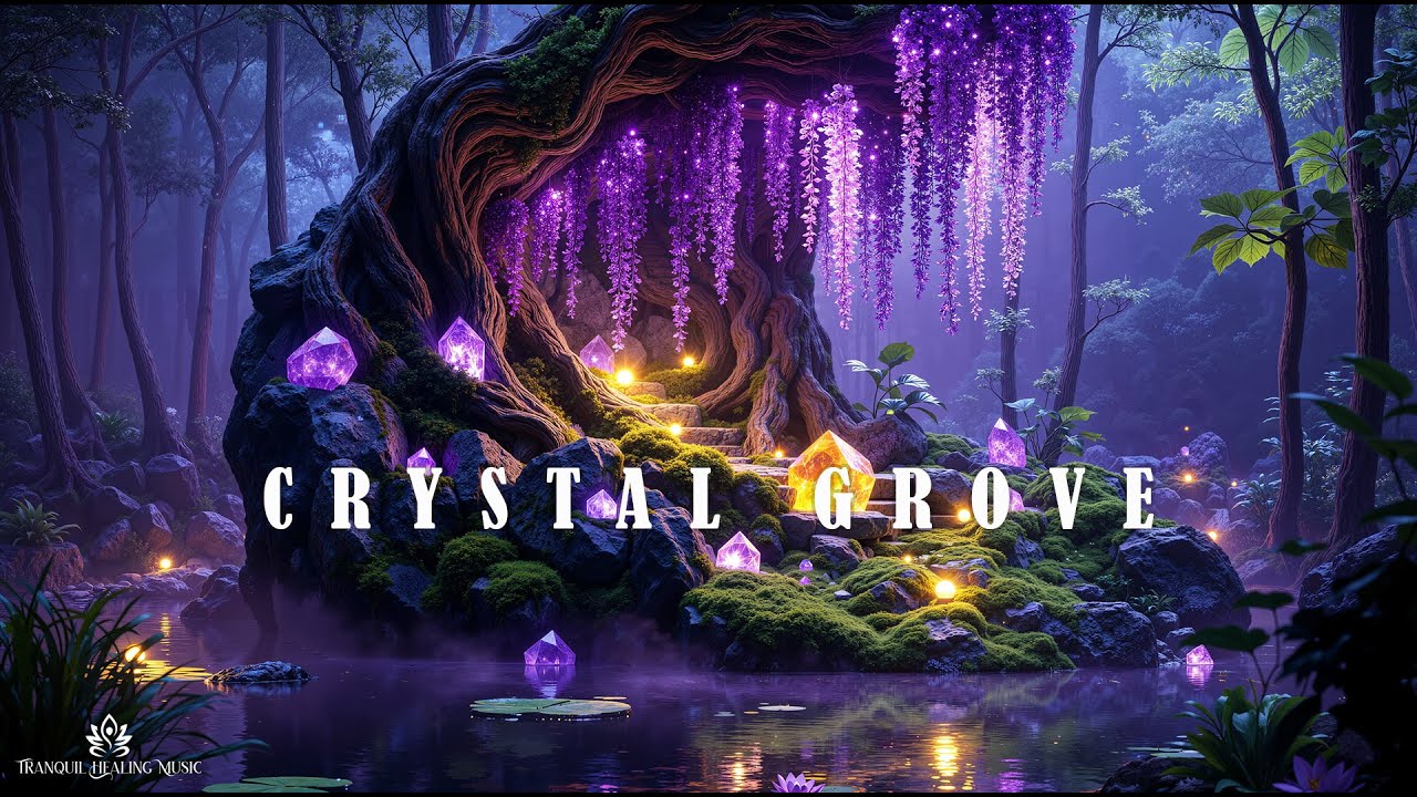 Crystal Grove | Deep Inner Healing Meditation | Tranquil Ambient Music For Relaxing