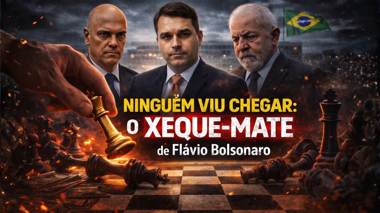 NINGUÉM VIU CHEGAR: O XEQUE-MATE DE FLÁVIO BOLSONARO