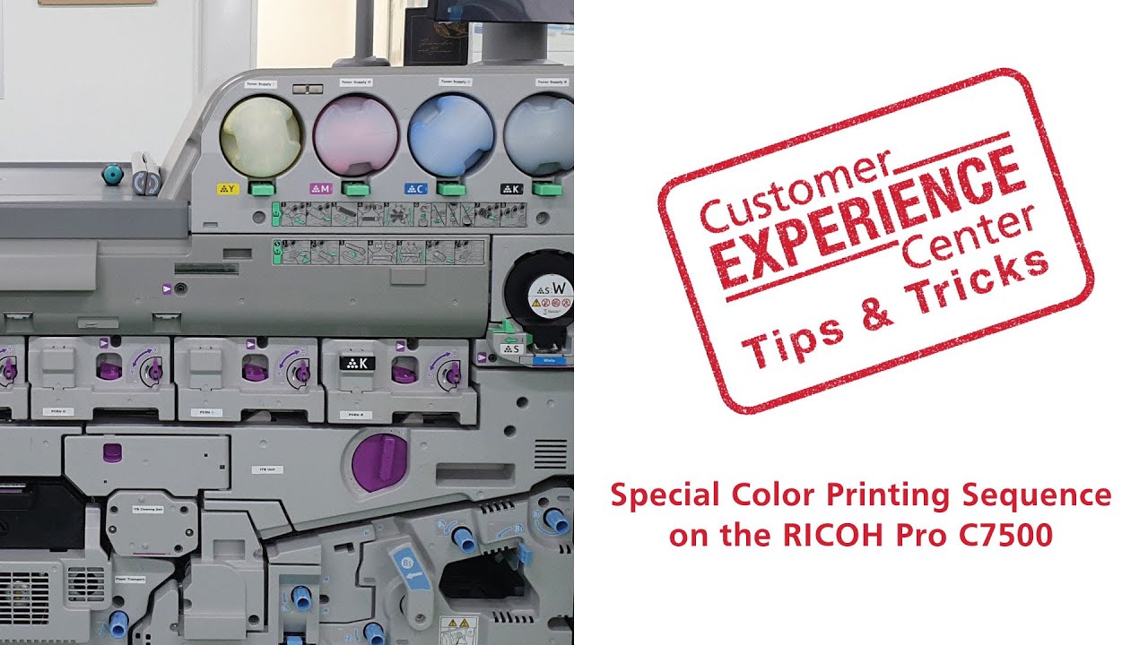 CEC Tips & Tricks 2026 Ep. 1 - Special Color Printing Sequence on the RICOH Pro C7500