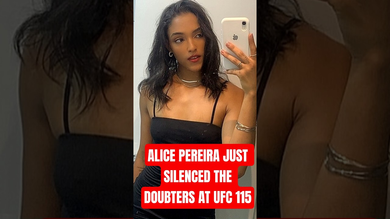 This Alice Pereira Knockout Was Insane 🔥 #UFC #MMA #shorts