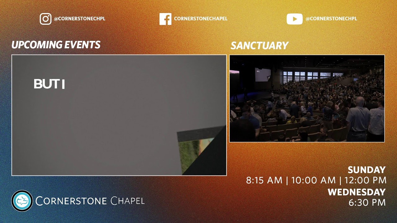 Cornerstone Chapel Leesburg, VA |  12:00 PM Service