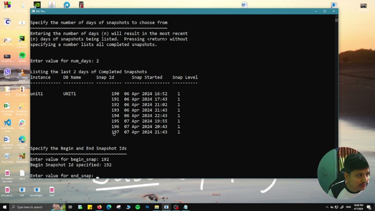 Automatic Workload Repository in Oracle.