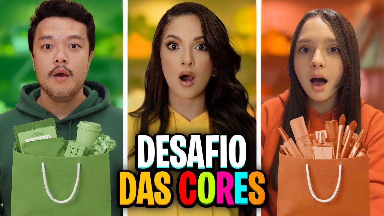 TREND VIRAL DAS CORES 🎨 Escolhemos coisas esquisitas!! 