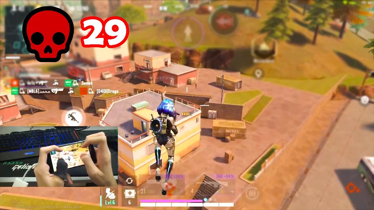 SOLO VS SQUAD 29 KILL HANDCAM GAMEPLAY in Farlight 84