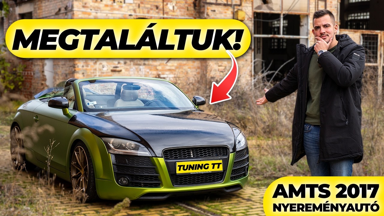 MEGTALÁLTUK A 9 ÉVE KISORSOLT AUDIT - Nyereményautók nyomában - Audi TT (2017)
