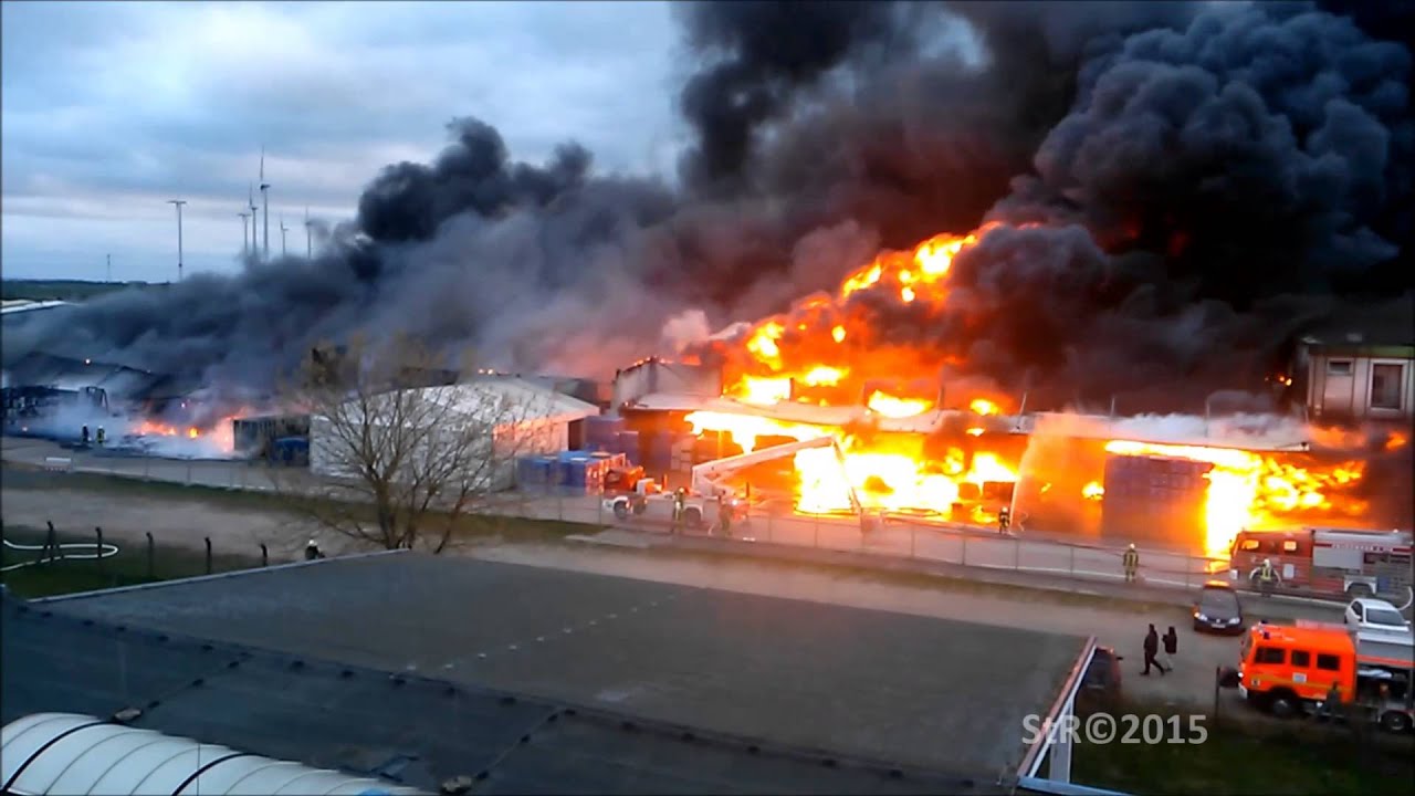 Großbrand in Prenzlau 13.04.2015