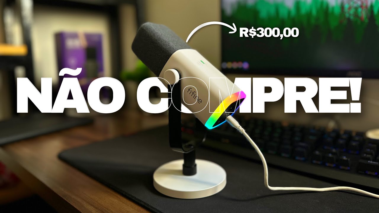 NÃO COMPRE o Fifine AM8 sem ver ESTE VÍDEO!