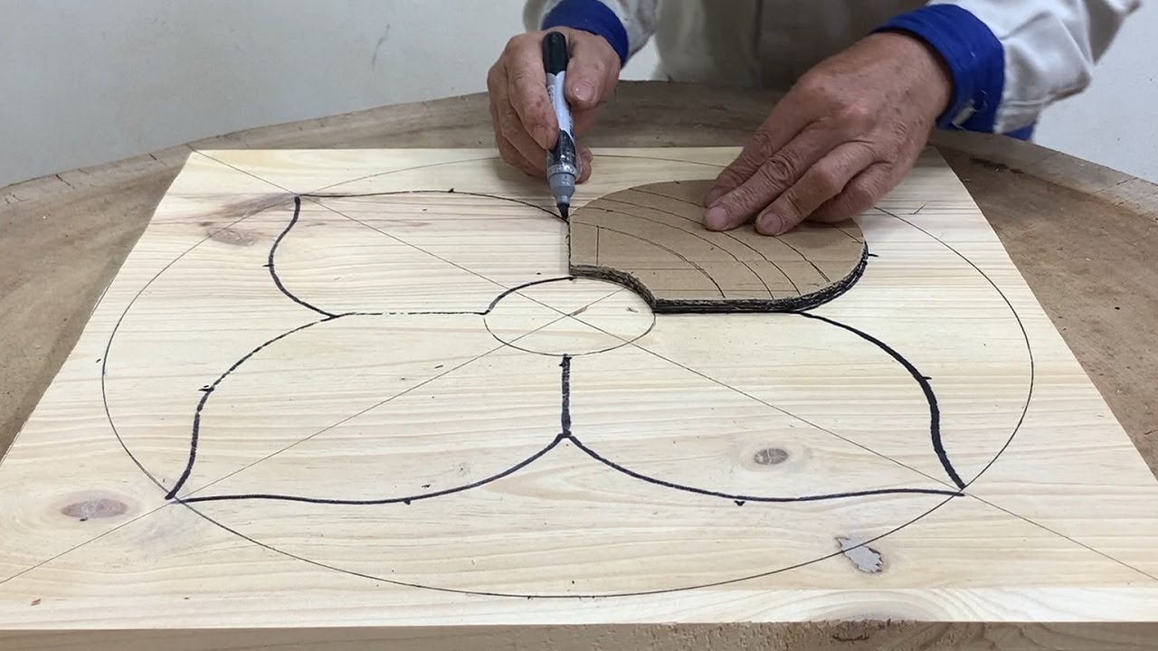 Creative Recovery - Take Look At We Created Colorful Flower Petals On Surface Damaged Wooden Panels