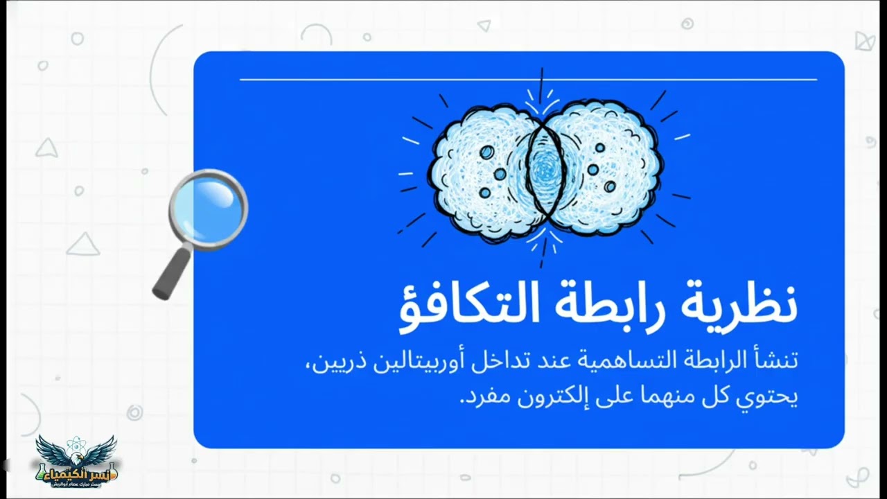 كيمياء تانية ثانوي 2026💥الترم التاني 💥نظرية رابطه التكافؤ🦅تلخيص للنظرية