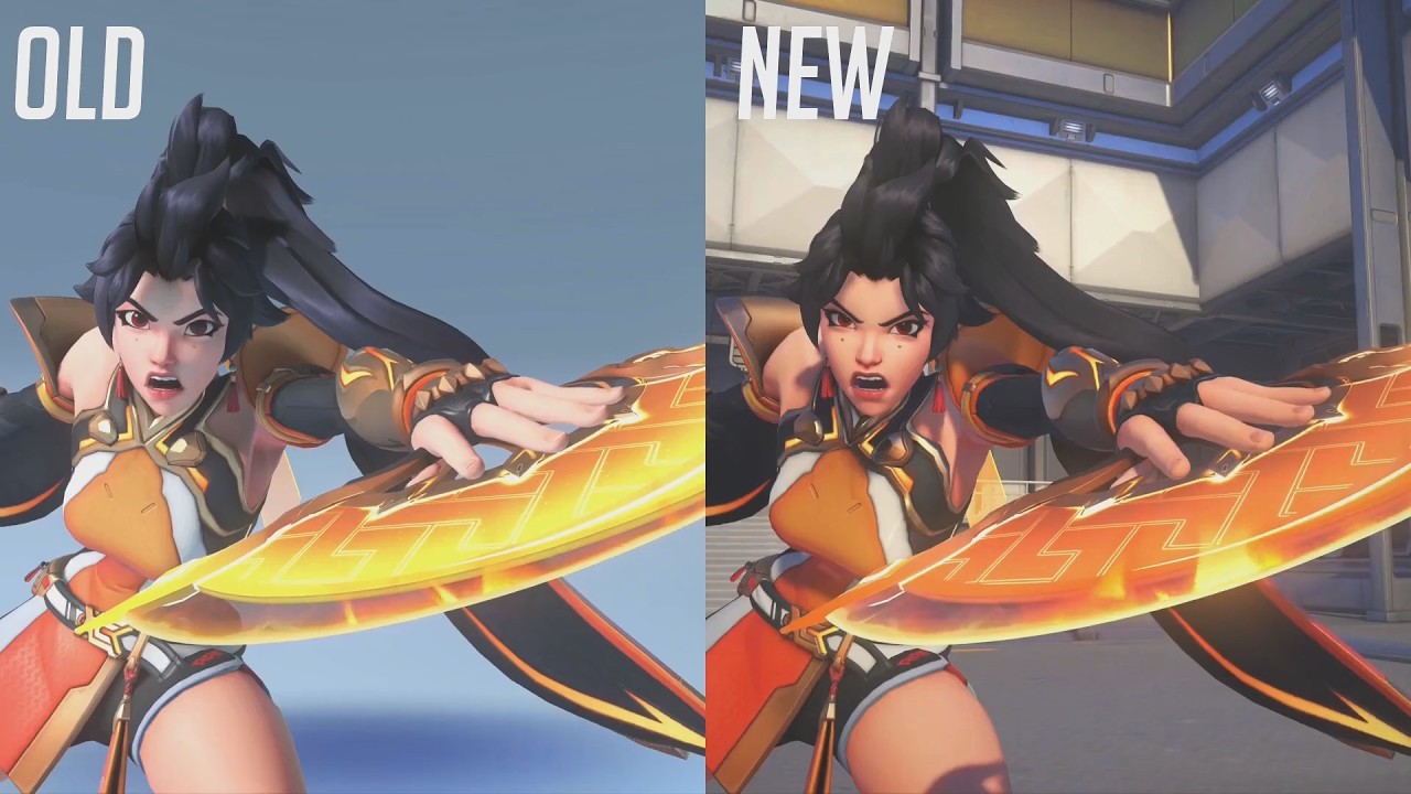 Сравнение лица Ань Жань | Overwatch