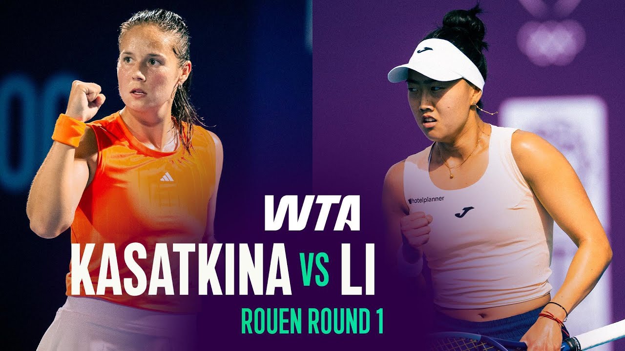 Дарья Касаткин против Энн Ли | 1-й раунд турнира WTA в Руане, 2026 | Обзор матча