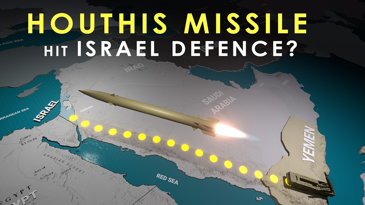 How Houthis Missile Hit Israel? #israel #houthis #usmilitary